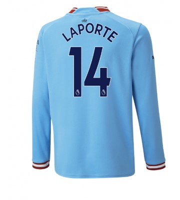 Manchester City Aymeric Laporte #14 Hjemmedrakt 2022-23 Langermet